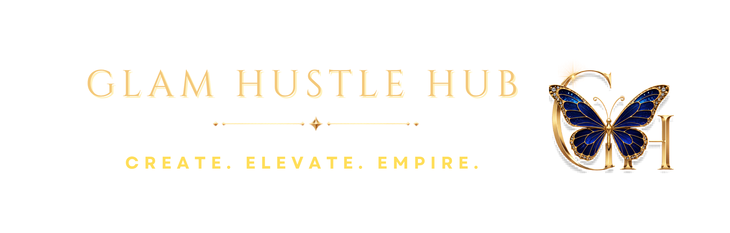 Glam Hustle Hub Logo